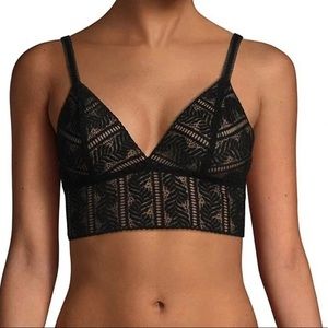 NWT Hanky Panky Linear Lace Longline Bralette